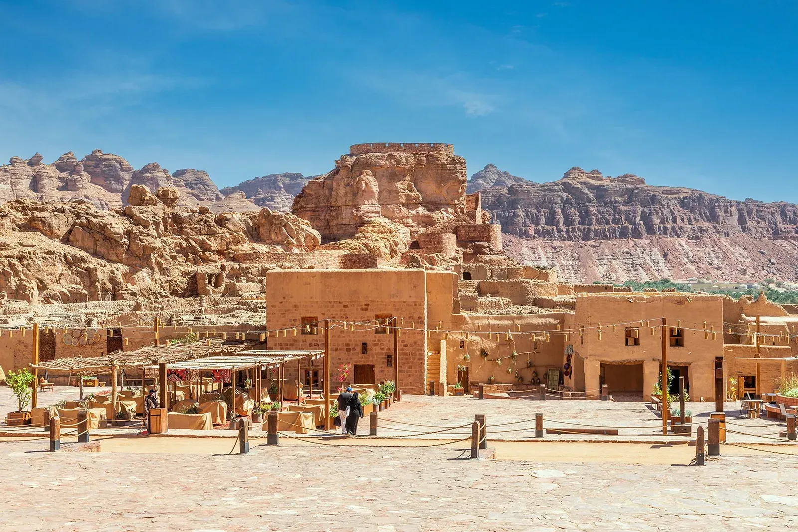 The rock-cut Nabataean tombs of Hegra (Madain Saleh) at AlUla, Saudi Arabia